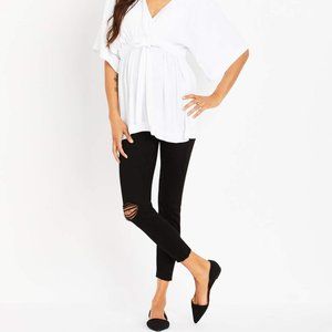 ARTICLES OF SOCIETY CARLY CROP MATERNITY JEANS
